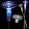 9" Blue Oval Light-Up Cocktail Stirrers